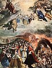 Adoration Canvas Paintings - Adoration of the Name of Jesus (Dream of Philip II)